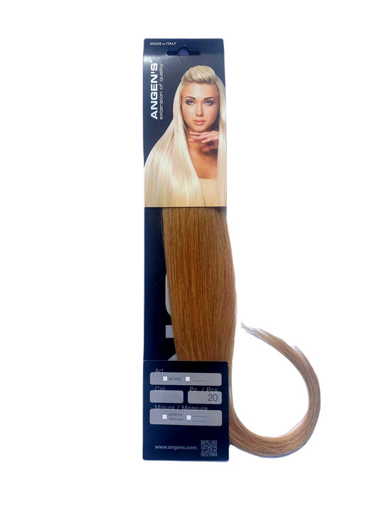 Ciocche cheratina In Capelli Lisci - 20 pezzi, mis. 50/55 cm, 100% Remy Hair