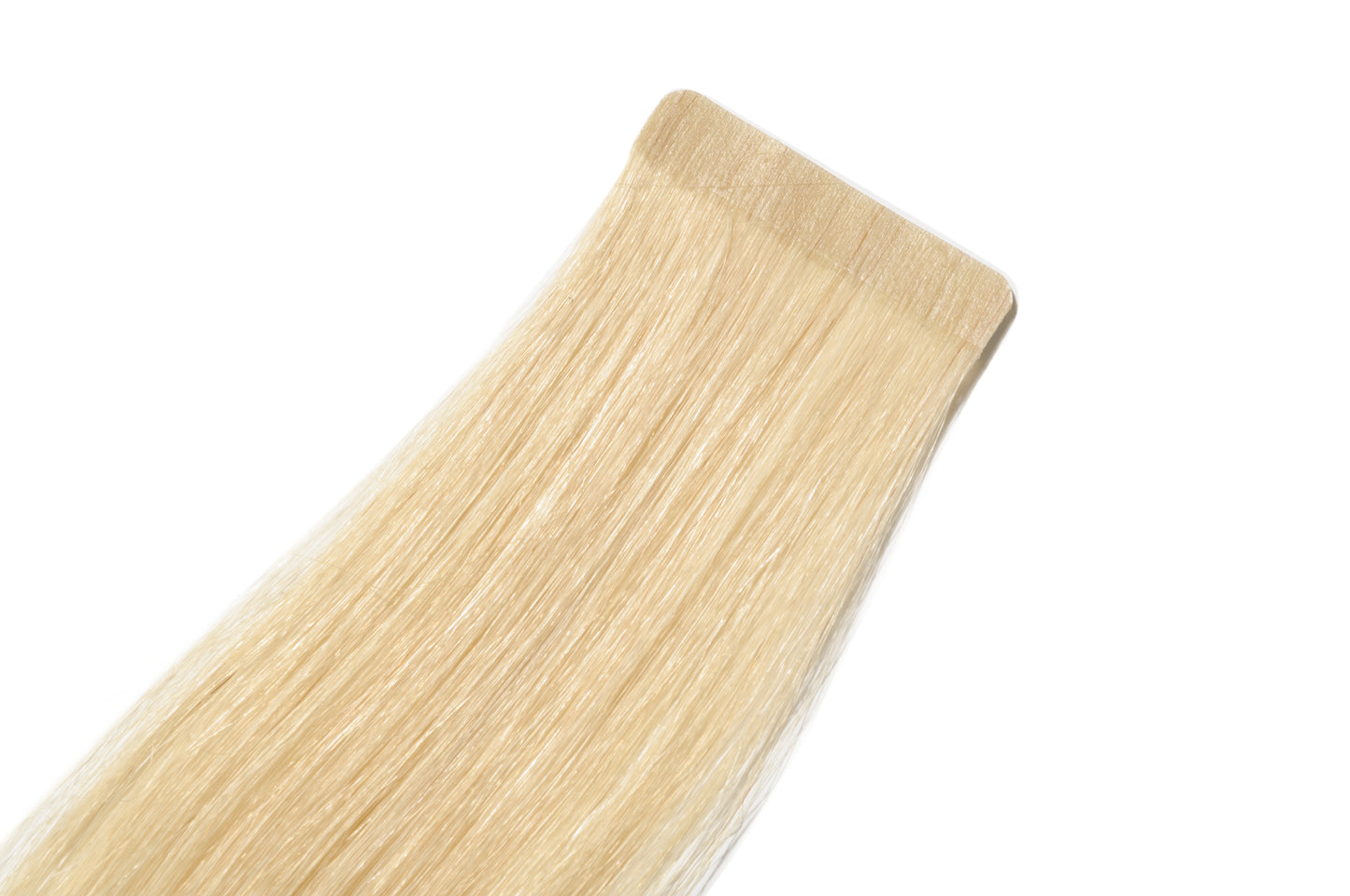 Chiocche biadesive In Capelli Lisci - 10 fasce da 4 cm, Mis. 30/35 cm, 100% Remy Hair