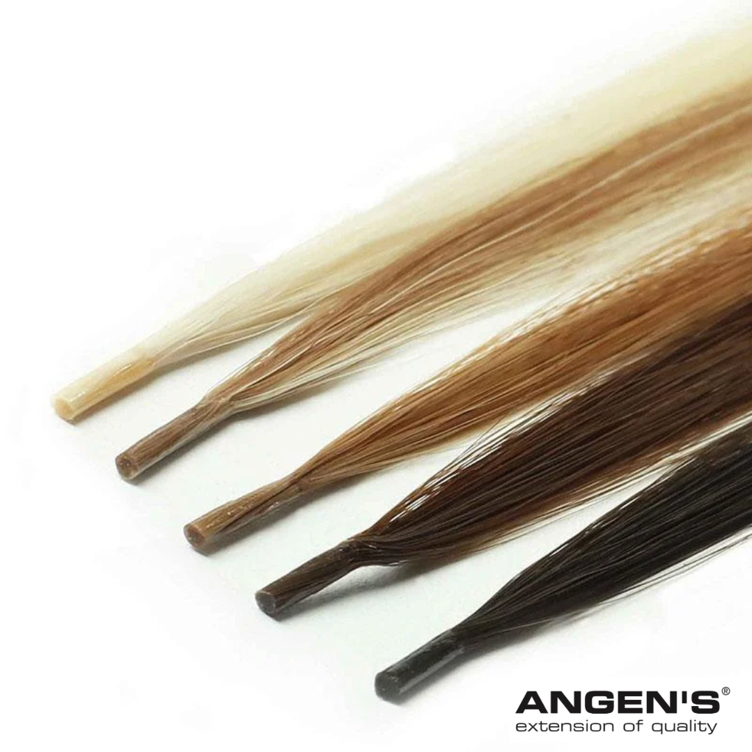 Microring In Capelli Lisci - 20 pezzi, mis.50/55 cm, 100% Remy Hair