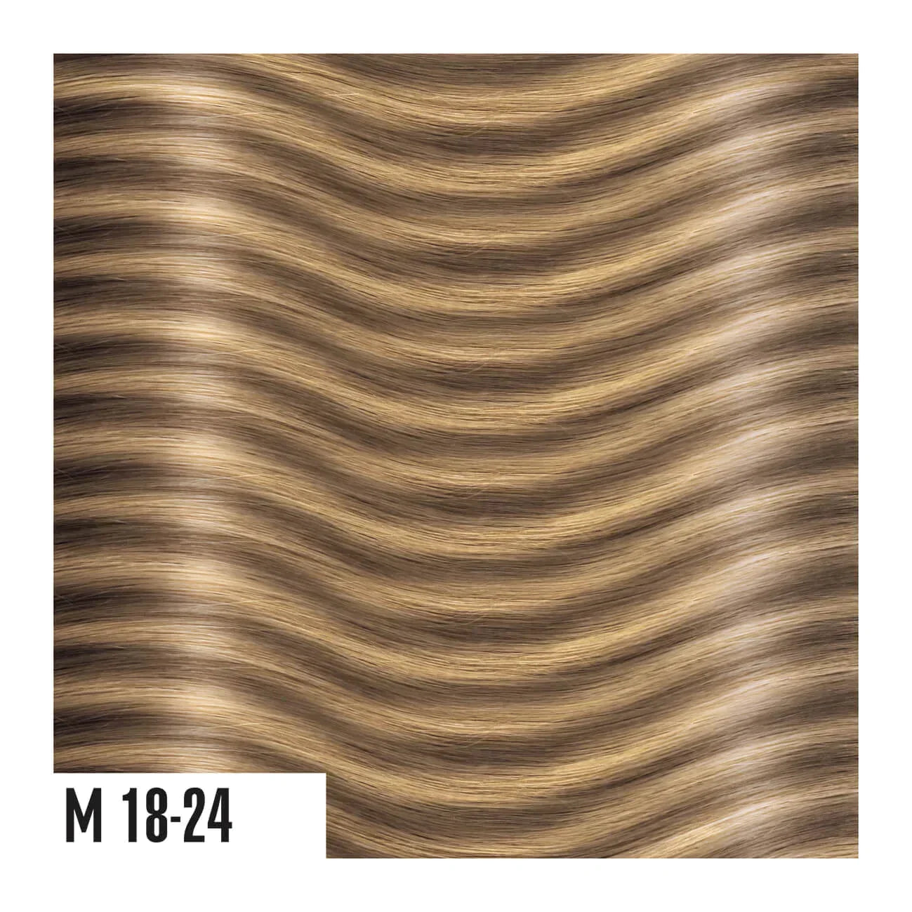 Chiocche biadesive In Capelli Lisci - 10 fasce da 4 cm, Mis. 30/35 cm, 100% Remy Hair