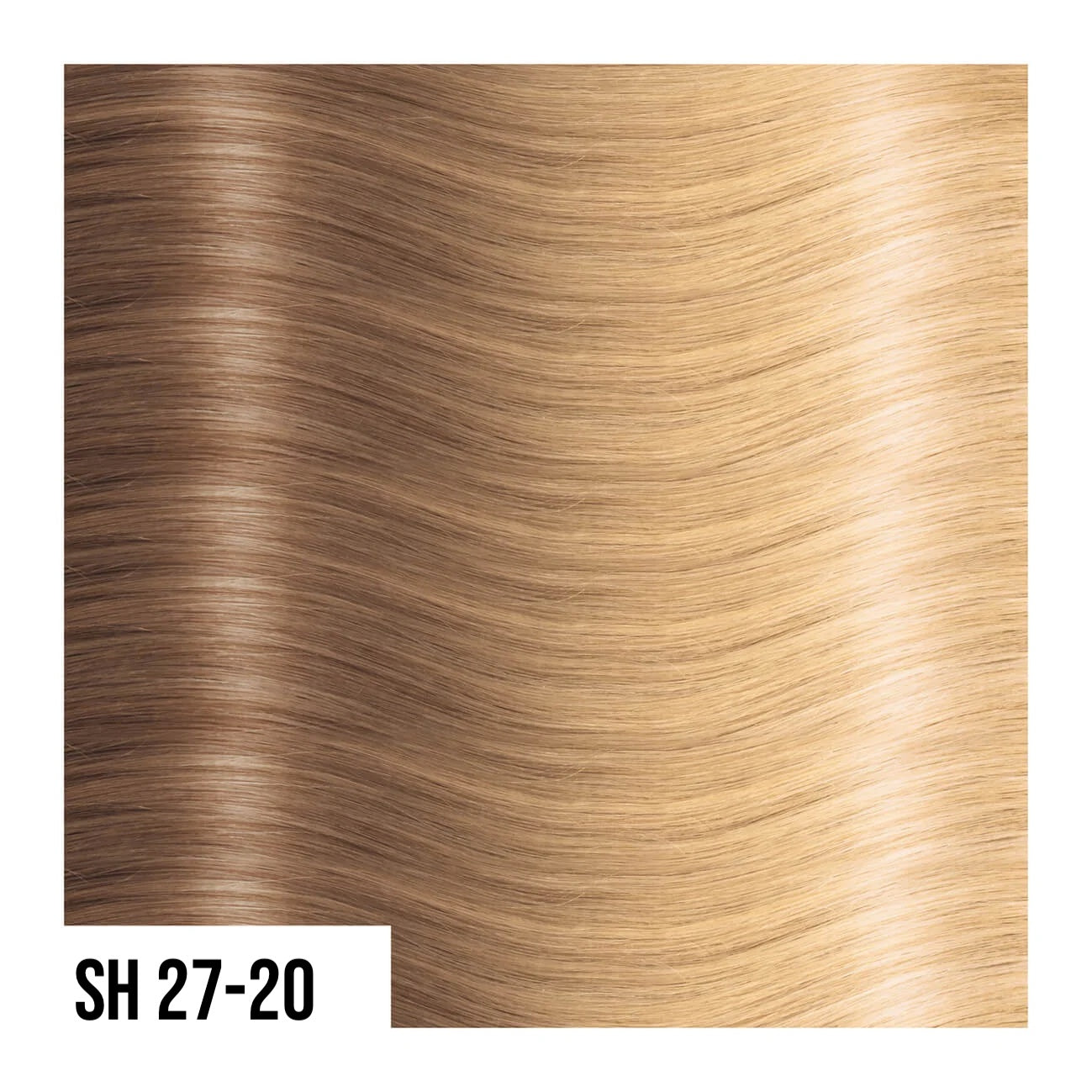 Fascia biadesiva In Capelli Lisci - 2 fasce da 16 cm, Mis. 40/45 cm, 100% Remy Hair