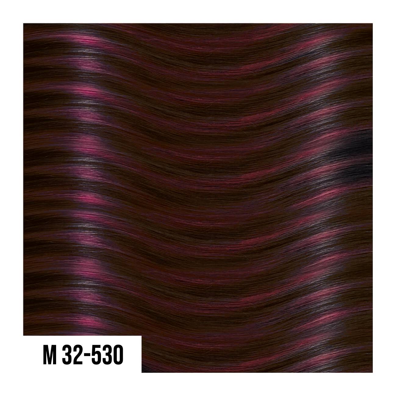 Ciocche cheratina In Capelli Lisci - 20 pezzi, mis. 50/55 cm, 100% Remy Hair