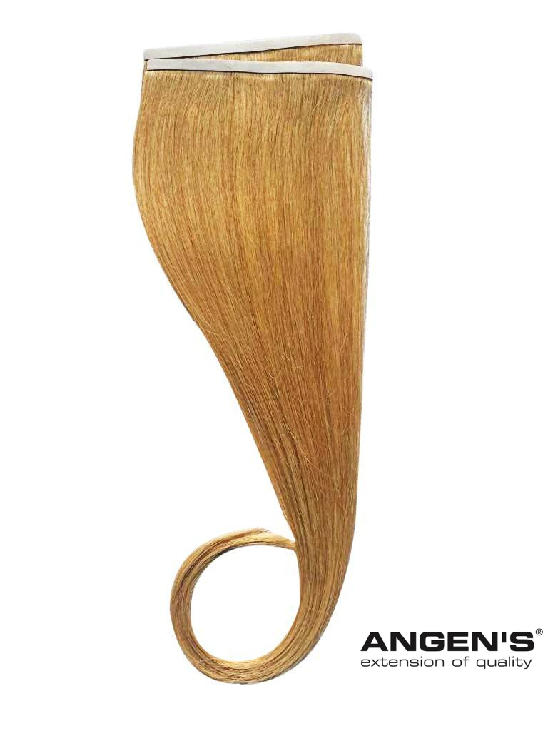 Fascia biadesiva In Capelli Lisci - 2 fasce da 16 cm, Mis. 50/55 cm, 100% Remy Hair