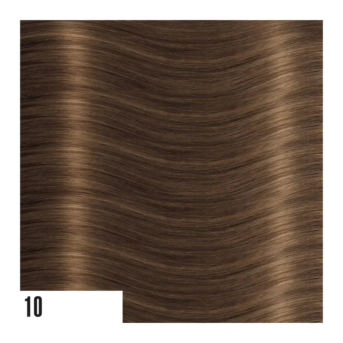 Chiocche biadesive In Capelli Lisci - 10 fasce da 4 cm, Mis. 30/35 cm, 100% Remy Hair