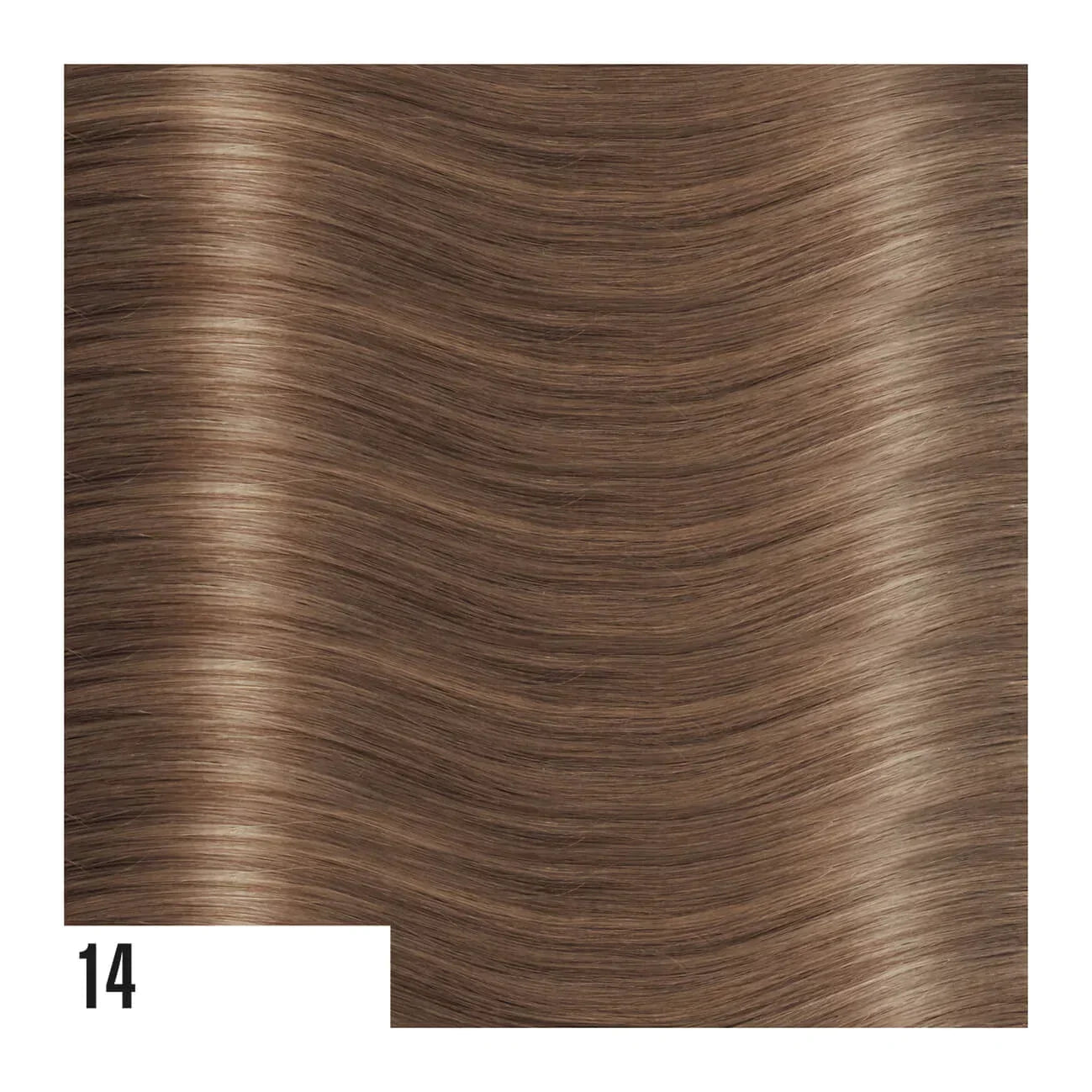 Chiocche biadesive In Capelli Lisci - 10 fasce da 4 cm, Mis. 30/35 cm, 100% Remy Hair