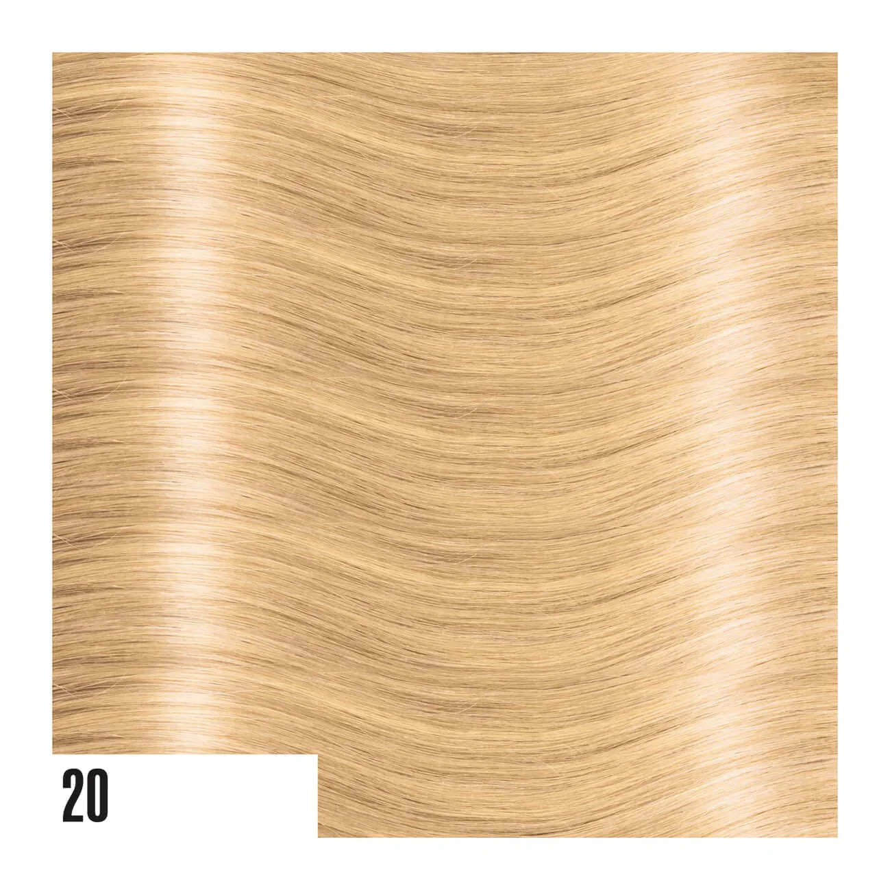 Ciocche cheratina In Capelli Lisci - 20 pezzi, mis. 50/55 cm, 100% Remy Hair