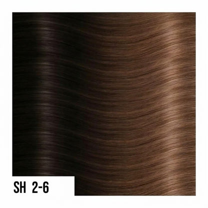Biadesive invisibili - 10 fasce da 4 cm, double drawn, 100% capelli veri peso totale 25 gr.