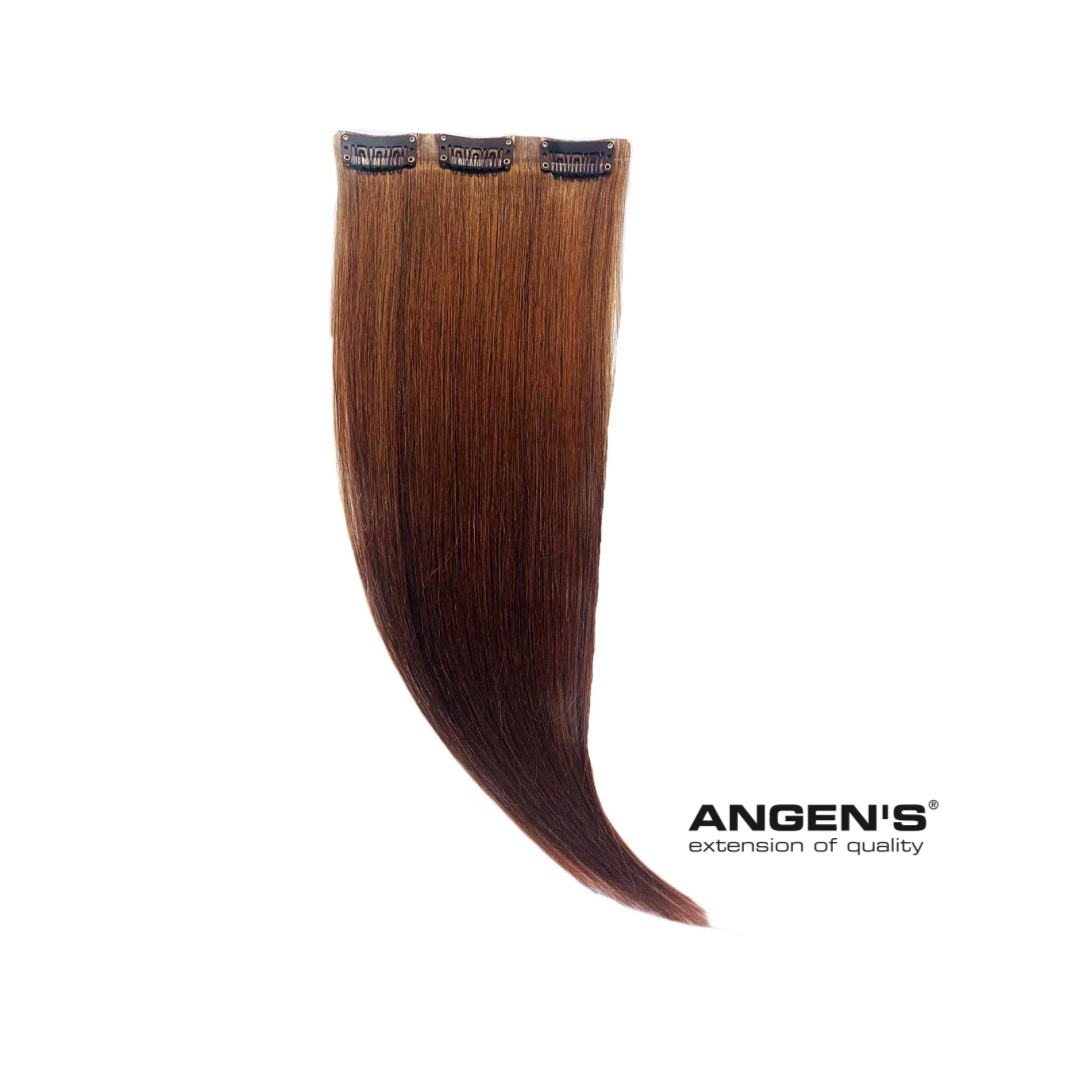 Clip in capelli lisci - 1 fascia da 14 cm, mis.50/55 cm, 100% Remy Hair