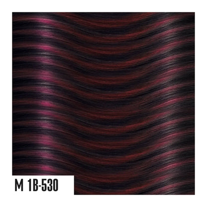 Ciocche cheratina In Capelli Lisci - 20 pezzi, mis. 50/55 cm, 100% Remy Hair