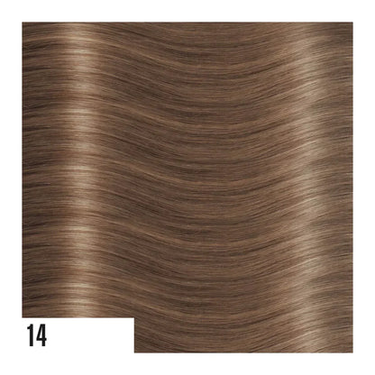 Biadesive invisibili - 10 fasce da 4 cm, double drawn, 100% capelli veri peso totale 25 gr.