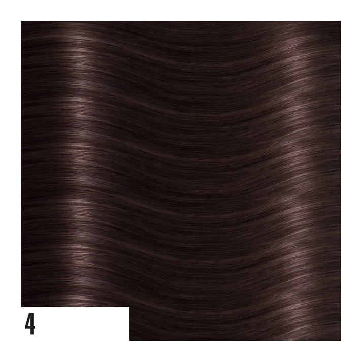 Biadesive invisibili - 10 fasce da 4 cm, double drawn, 100% capelli veri peso totale 25 gr.