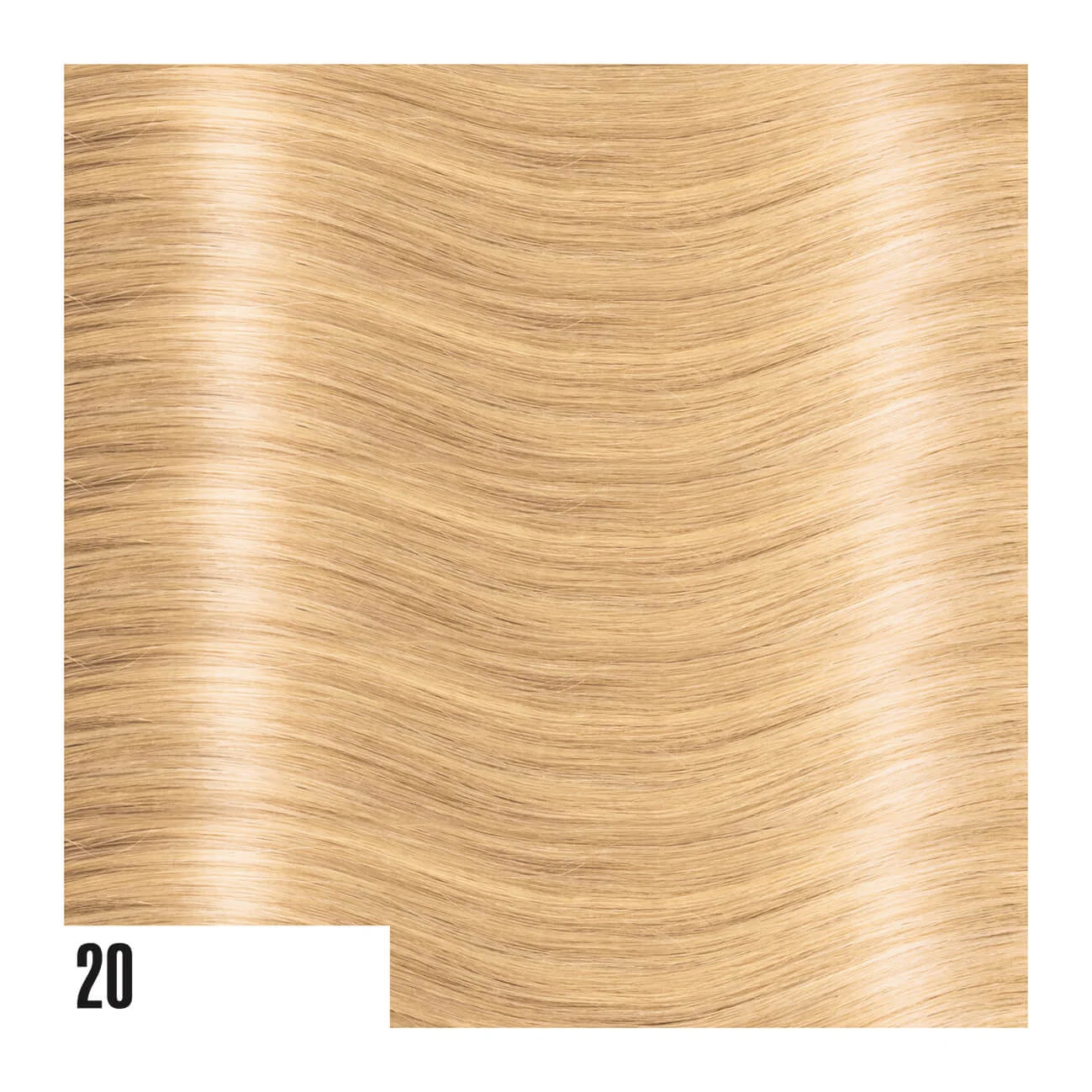 Ciocche cheratina In Capelli Lisci - 20 pezzi, mis. 30/35 cm, 100% Remy Hair