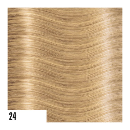 Ciocche cheratina In Capelli Lisci - 20 pezzi, mis. 30/35 cm, 100% Remy Hair